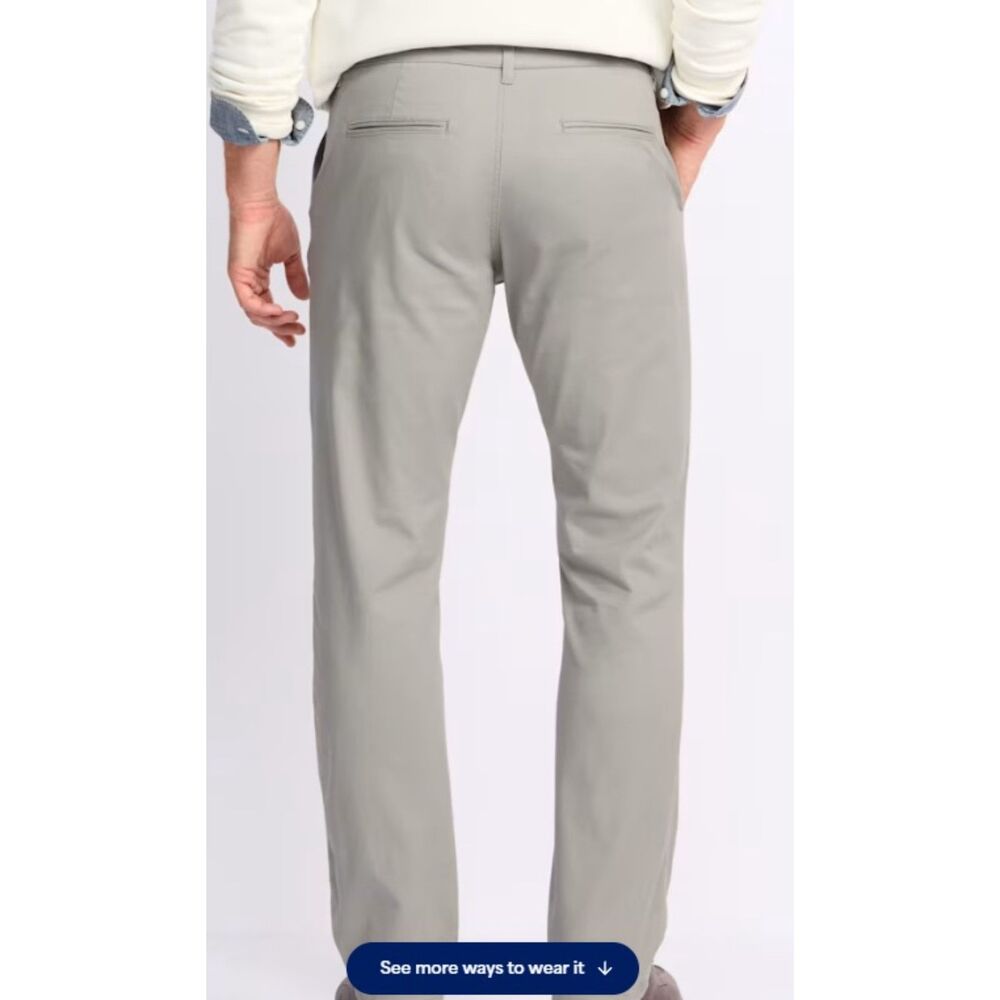 Hawker Rye Essential Relaxed Pants Chinos Khaki 40 NWT